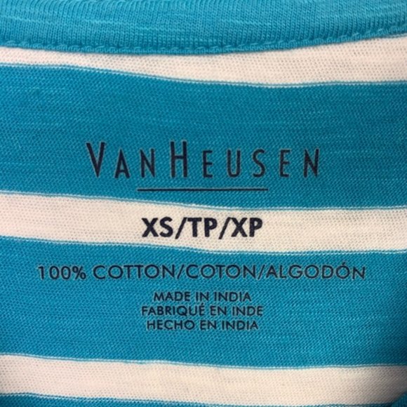 Van Heusen Retro Striped Cotton Pocket Tee - Picture 6 of 8